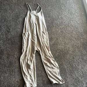 Tan hot shot onesie